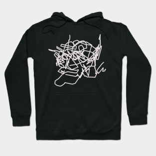 Abstract Scribble Hoodie